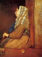 Degas, Edgar - A Roman Beggar Woman